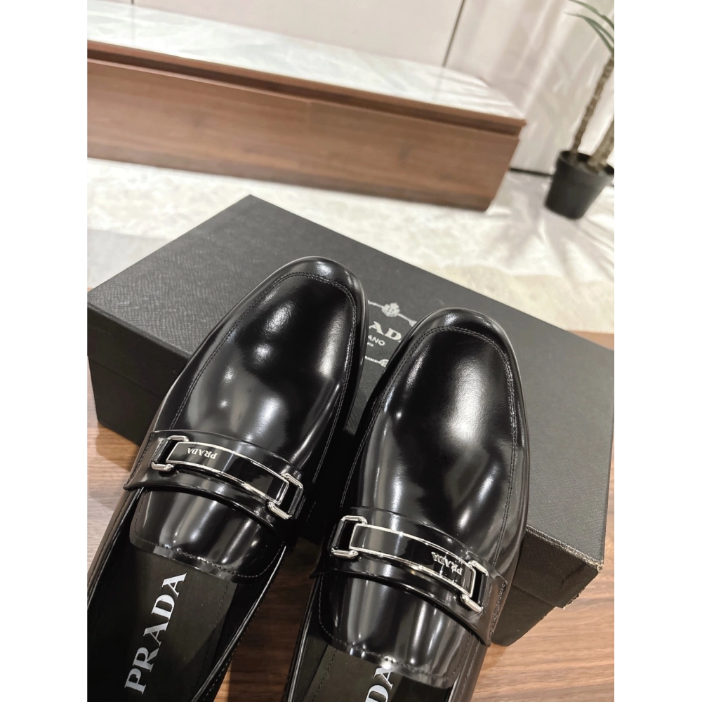 Prada leather shoes 049,PRADA SNEAKERS,Luxury Shoes