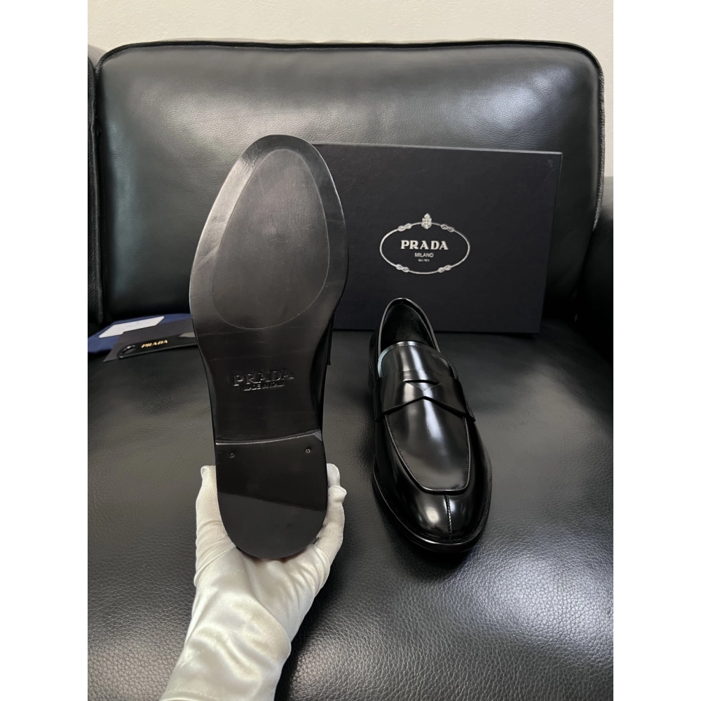 Prada leather shoes 054,PRADA SNEAKERS,Luxury Shoes