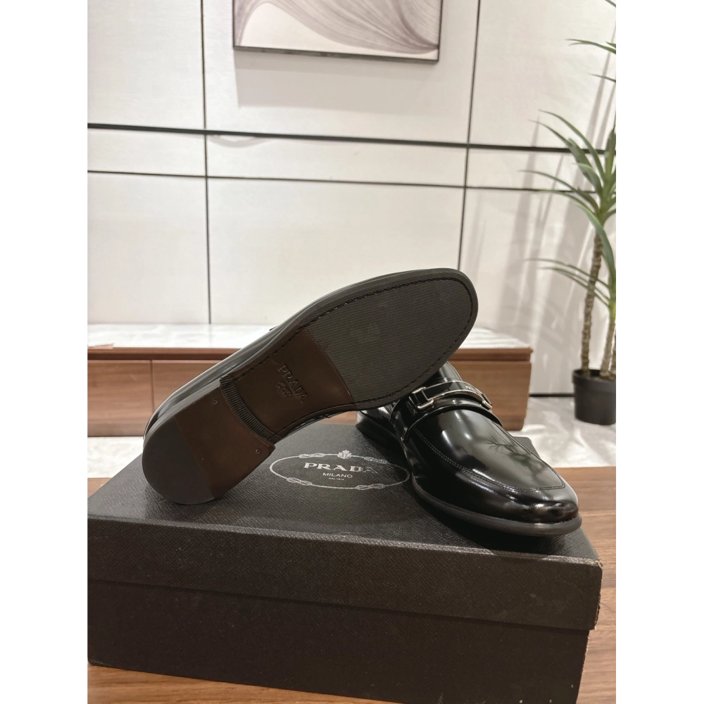 Prada leather shoes 049,PRADA SNEAKERS,Luxury Shoes