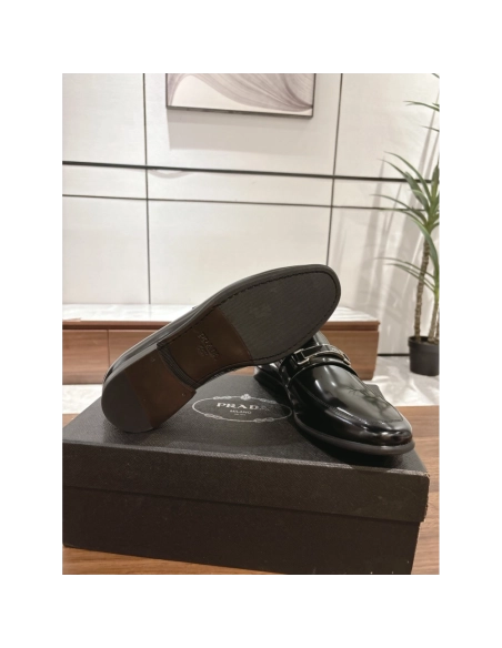 Prada leather shoes 049,PRADA SNEAKERS,Luxury Shoes