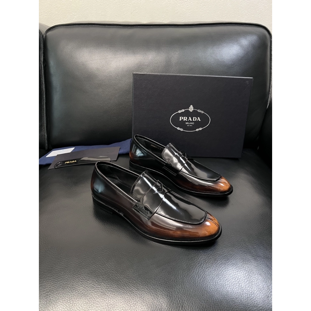 Prada leather shoes 055,PRADA SNEAKERS,Luxury Shoes