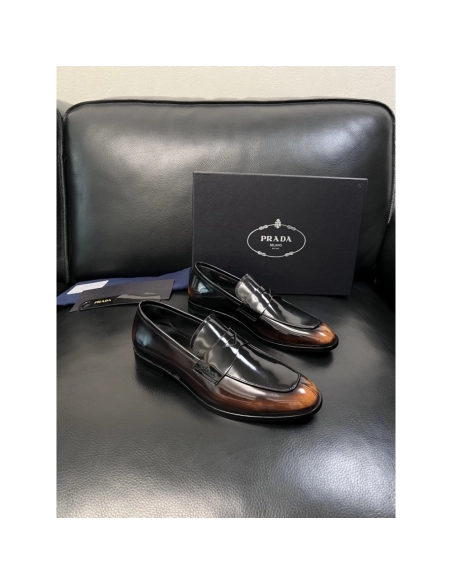 Prada leather shoes 055,PRADA SNEAKERS,Luxury Shoes