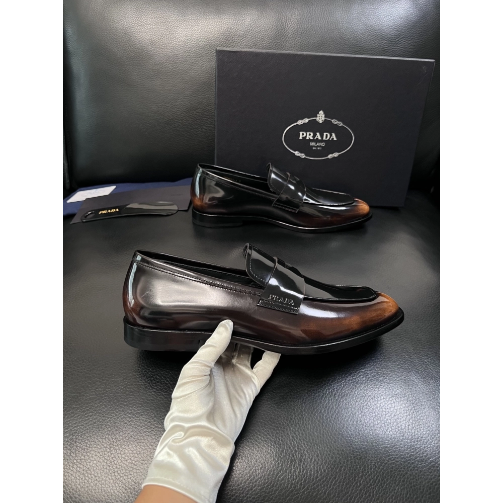 Prada leather shoes 055,PRADA SNEAKERS,Luxury Shoes