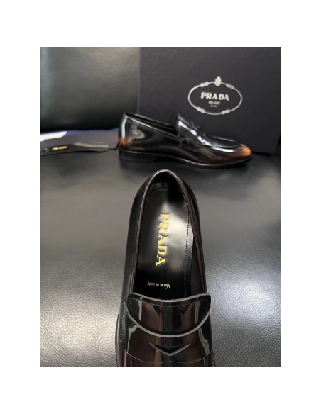 Prada leather shoes 055,PRADA SNEAKERS,Luxury Shoes