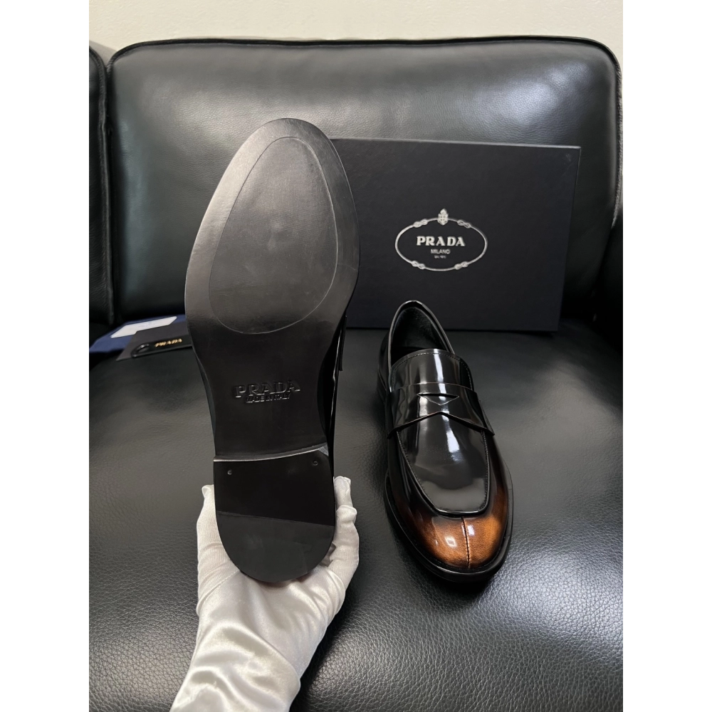 Prada leather shoes 055,PRADA SNEAKERS,Luxury Shoes