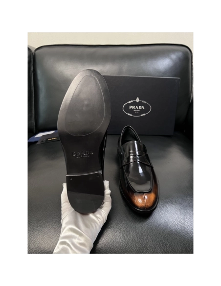 Prada leather shoes 055,PRADA SNEAKERS,Luxury Shoes