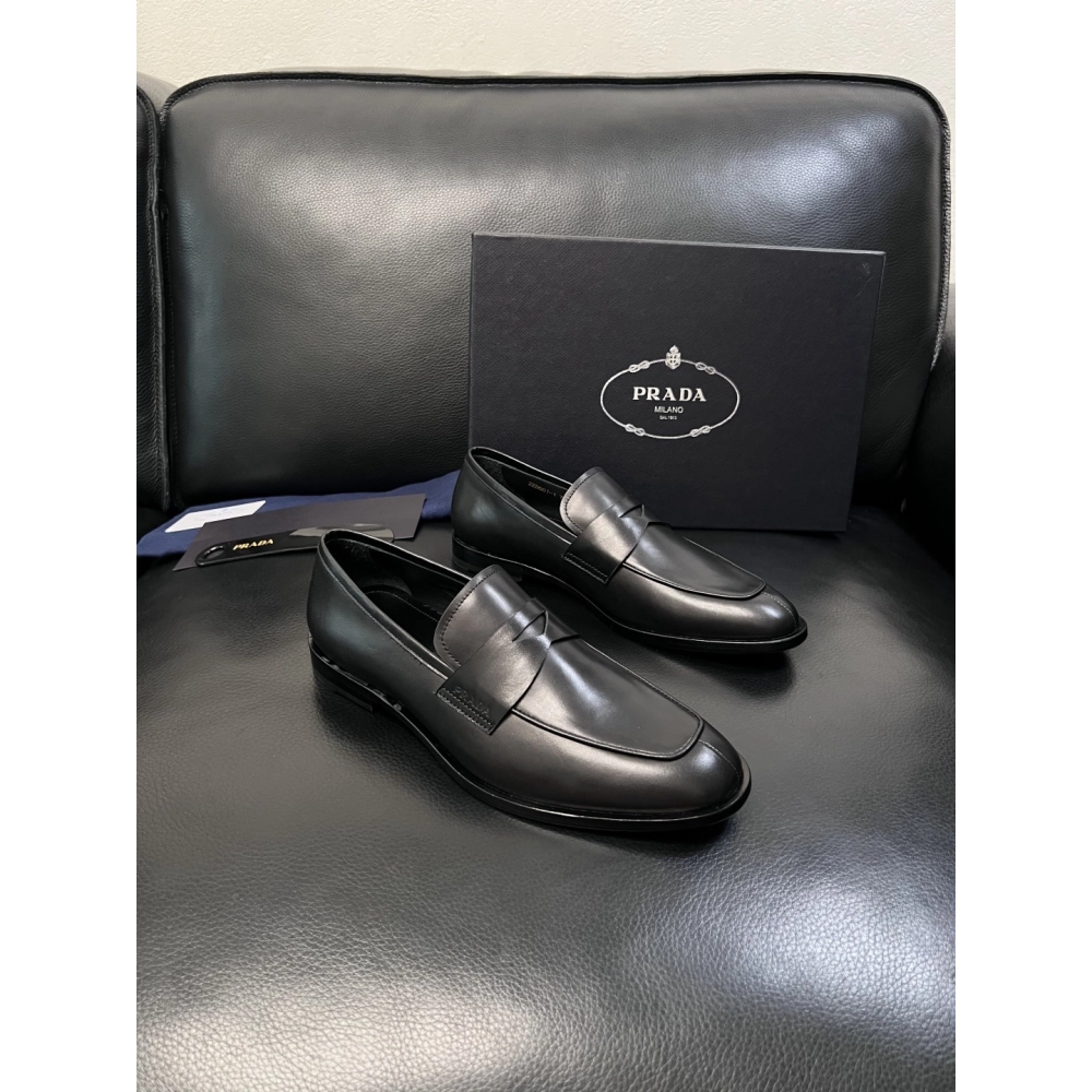 Prada leather shoes 056,PRADA SNEAKERS,Luxury Shoes