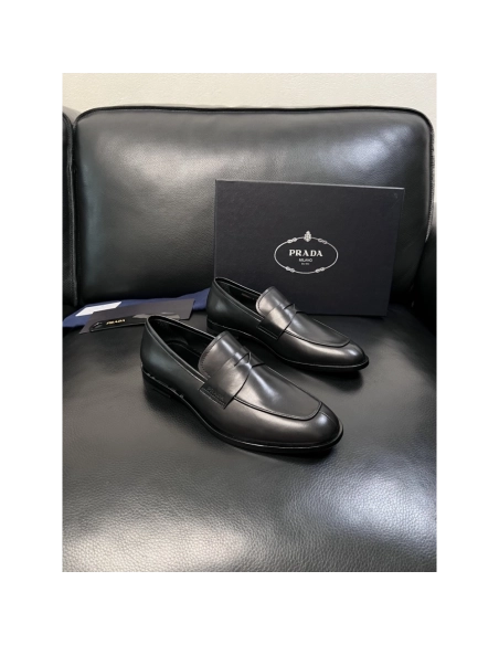 Prada leather shoes 056,PRADA SNEAKERS,Luxury Shoes