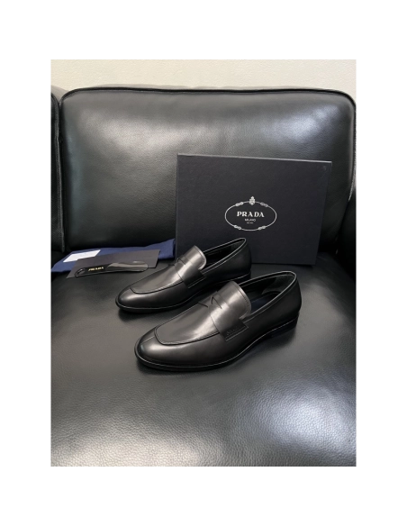 Prada leather shoes 056,PRADA SNEAKERS,Luxury Shoes