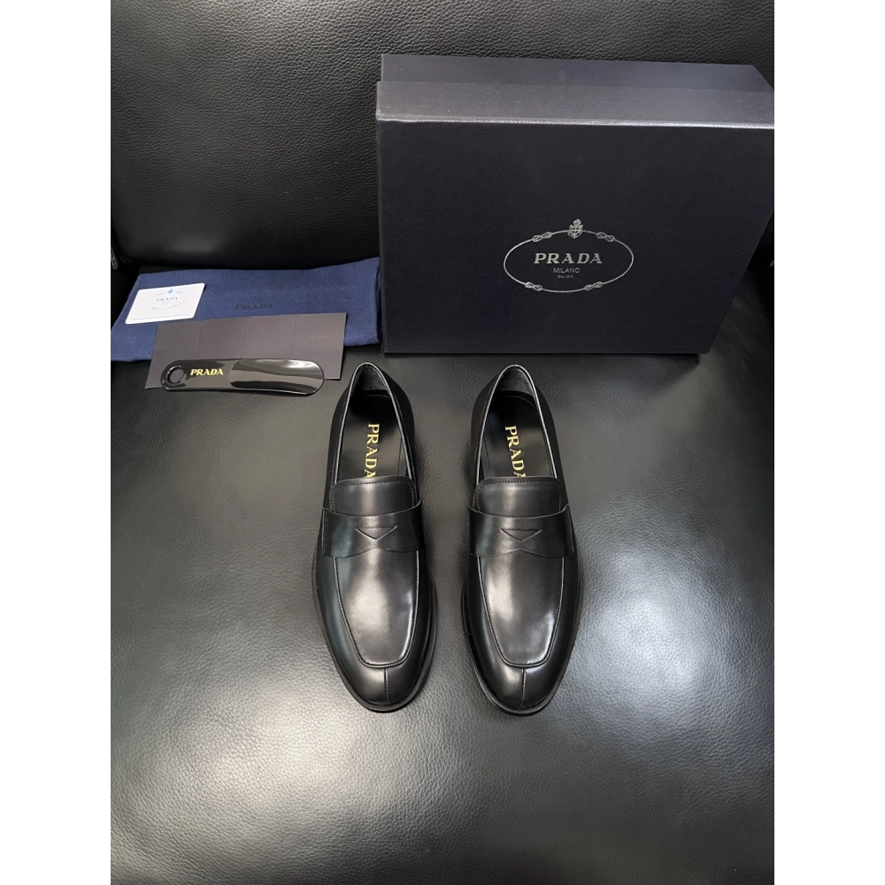 Prada leather shoes 056,PRADA SNEAKERS,Luxury Shoes