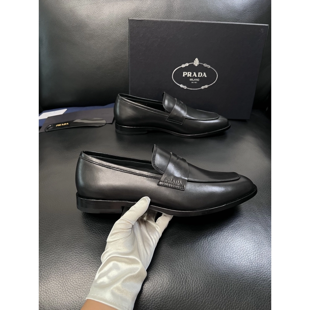 Prada leather shoes 056,PRADA SNEAKERS,Luxury Shoes