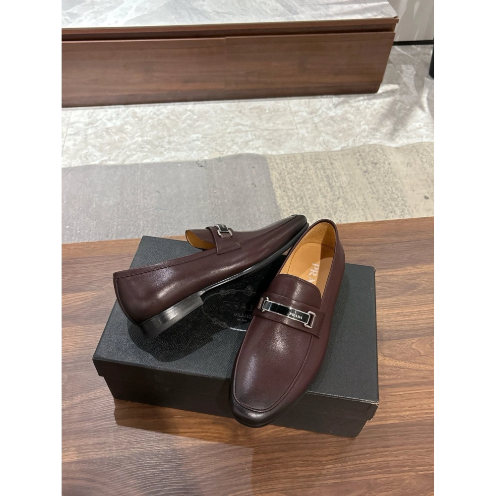 Prada leather shoes 051,PRADA SNEAKERS,Luxury Shoes