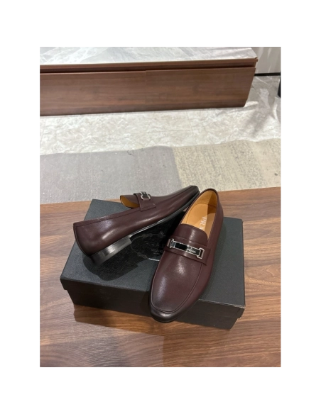 Prada leather shoes 051,PRADA SNEAKERS,Luxury Shoes