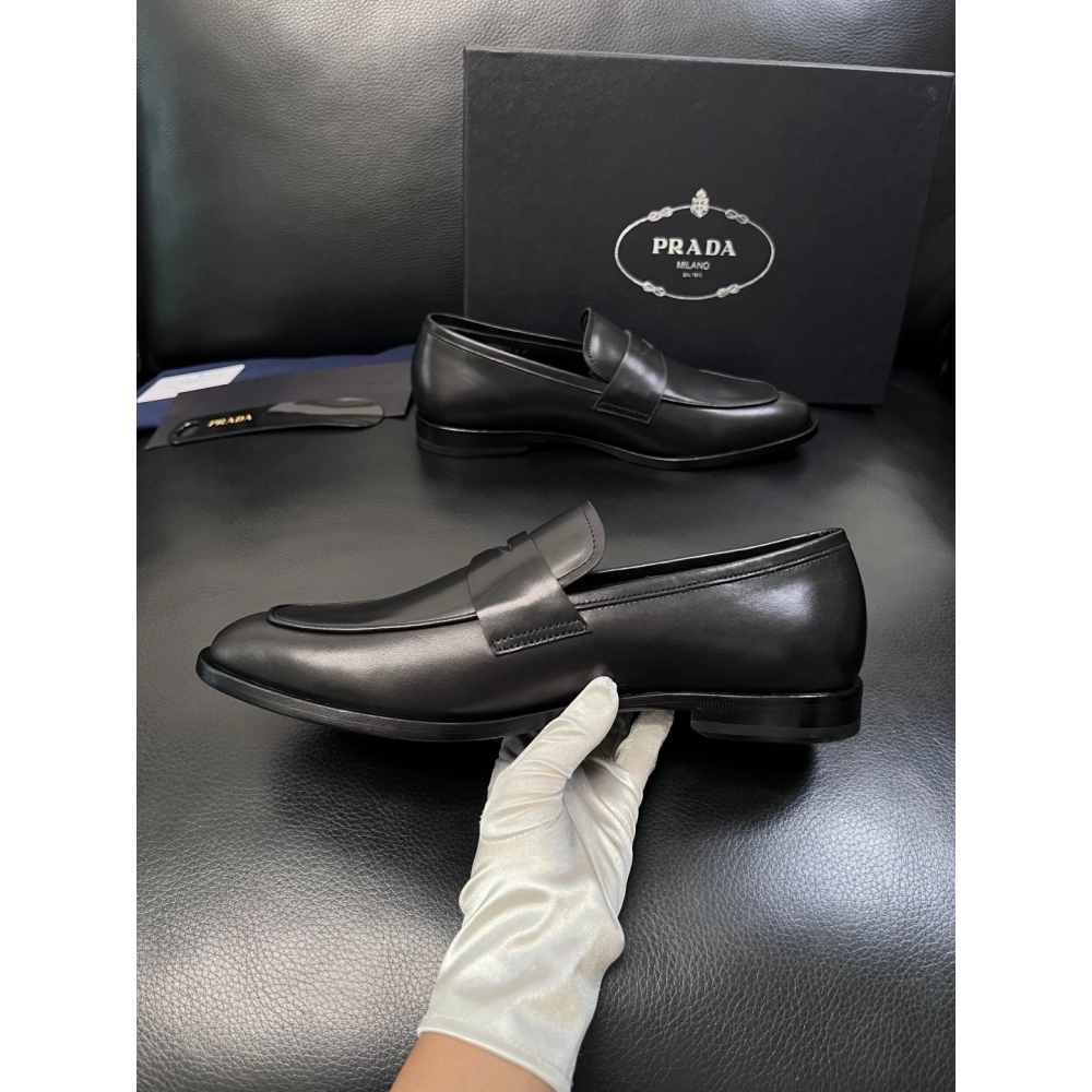 Prada leather shoes 056,PRADA SNEAKERS,Luxury Shoes