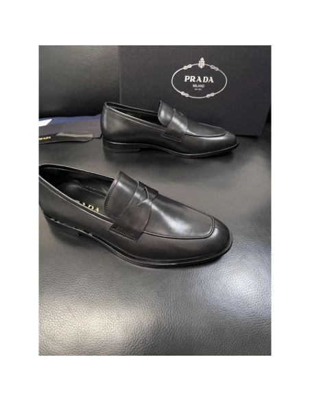 Prada leather shoes 056,PRADA SNEAKERS,Luxury Shoes