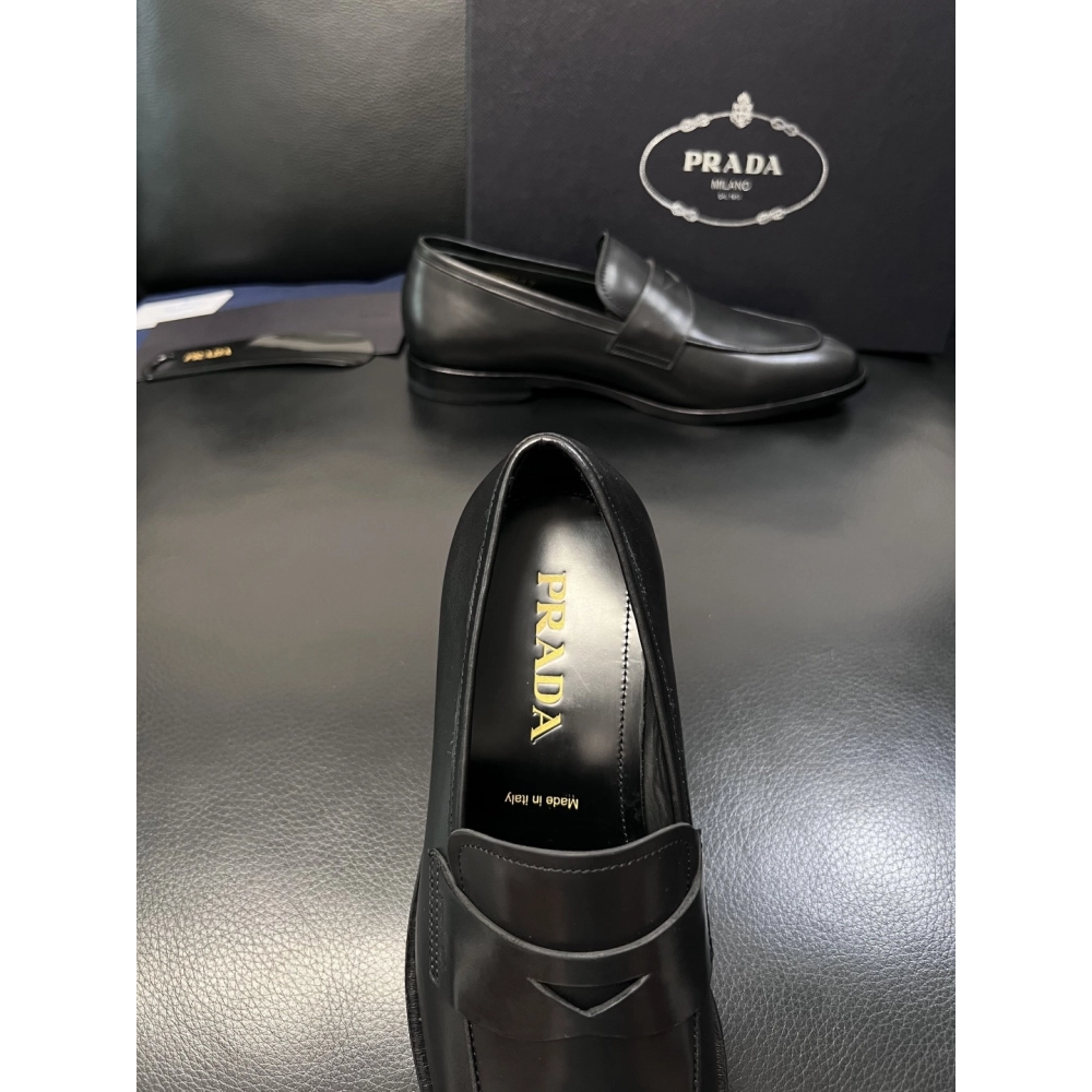 Prada leather shoes 056,PRADA SNEAKERS,Luxury Shoes