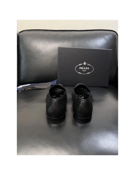 Prada leather shoes 056,PRADA SNEAKERS,Luxury Shoes
