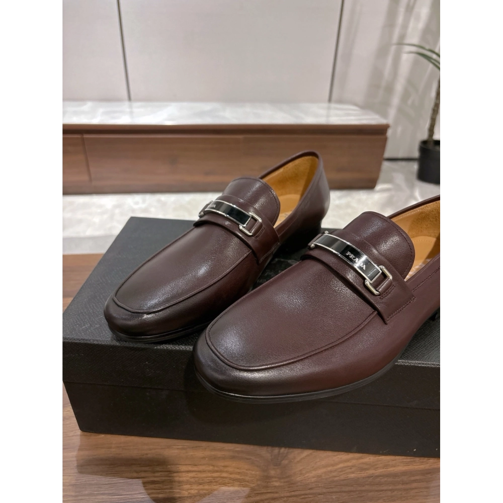 Prada leather shoes 051,PRADA SNEAKERS,Luxury Shoes