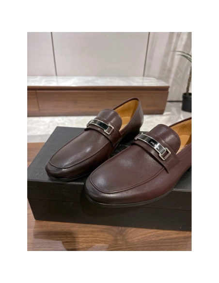 Prada leather shoes 051,PRADA SNEAKERS,Luxury Shoes