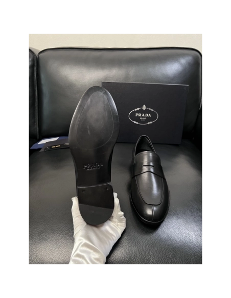 Prada leather shoes 056,PRADA SNEAKERS,Luxury Shoes