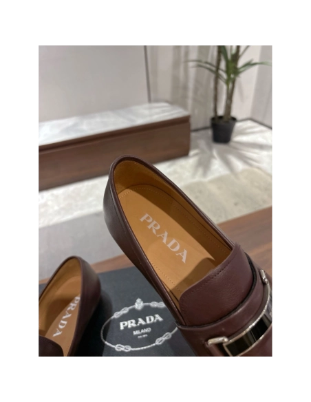 Prada leather shoes 051,PRADA SNEAKERS,Luxury Shoes