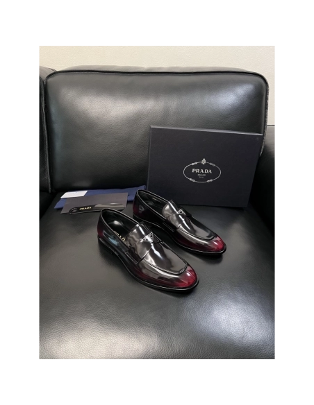 Prada leather shoes 057,PRADA SNEAKERS,Luxury Shoes