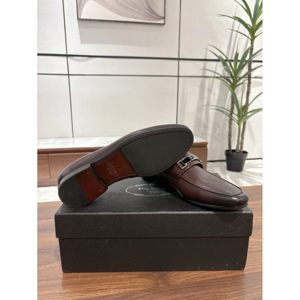 Prada leather shoes 051,PRADA SNEAKERS,Luxury Shoes