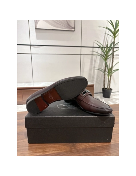 Prada leather shoes 051,PRADA SNEAKERS,Luxury Shoes