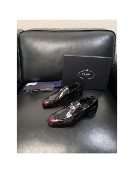 Prada leather shoes 057,PRADA SNEAKERS,Luxury Shoes