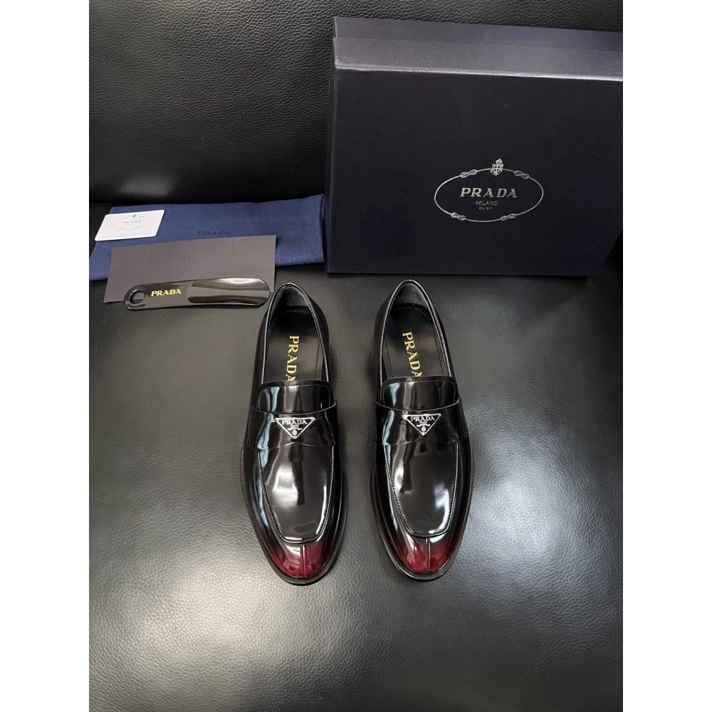 Prada leather shoes 057,PRADA SNEAKERS,Luxury Shoes