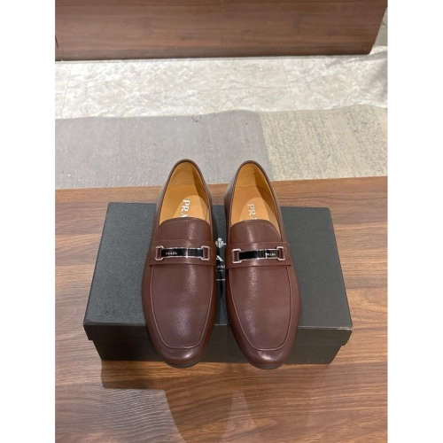 Prada leather shoes 052,PRADA SNEAKERS,Luxury Shoes