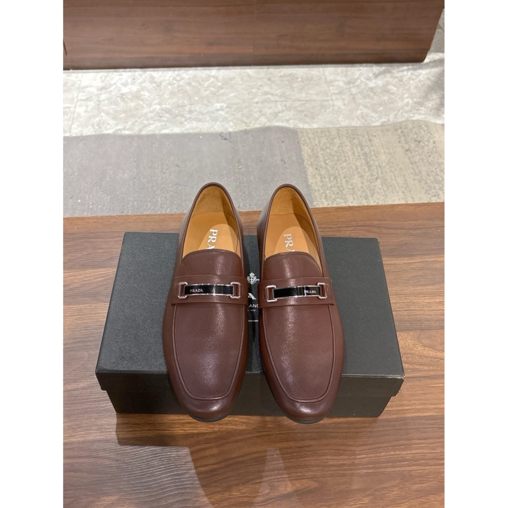 Prada leather shoes 052,PRADA SNEAKERS,Luxury Shoes