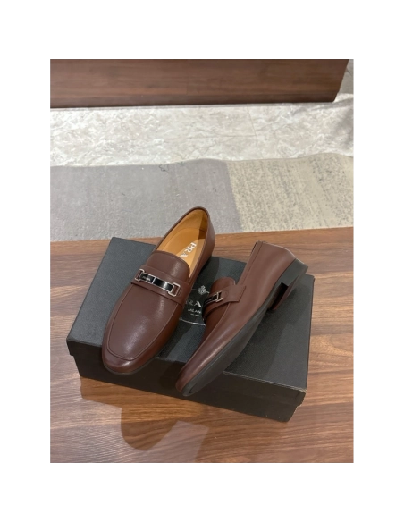 Prada leather shoes 052,PRADA SNEAKERS,Luxury Shoes