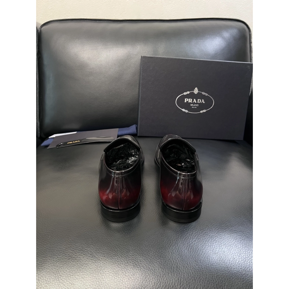 Prada leather shoes 057,PRADA SNEAKERS,Luxury Shoes