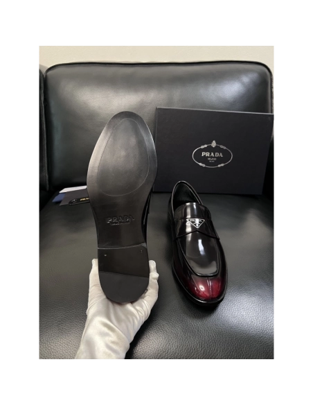 Prada leather shoes 057,PRADA SNEAKERS,Luxury Shoes