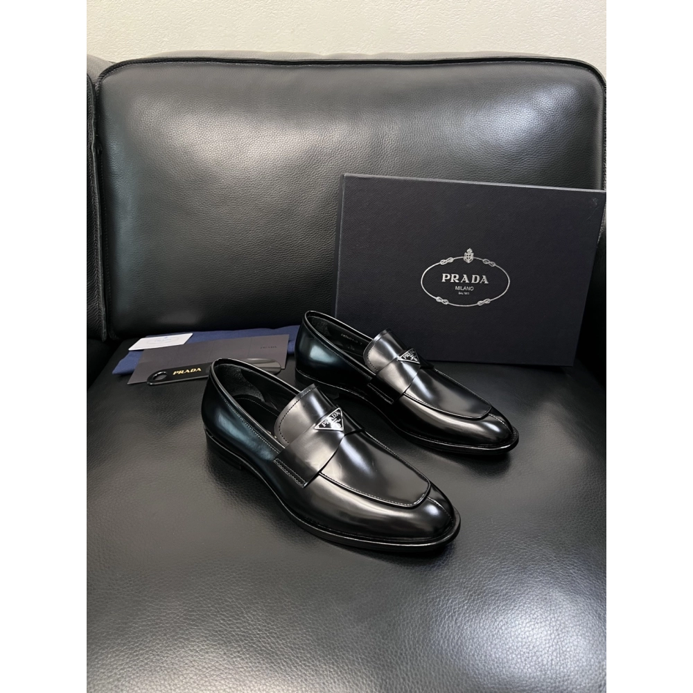 Prada leather shoes 058,PRADA SNEAKERS,Luxury Shoes