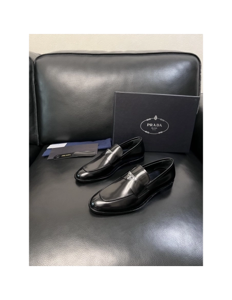 Prada leather shoes 058,PRADA SNEAKERS,Luxury Shoes