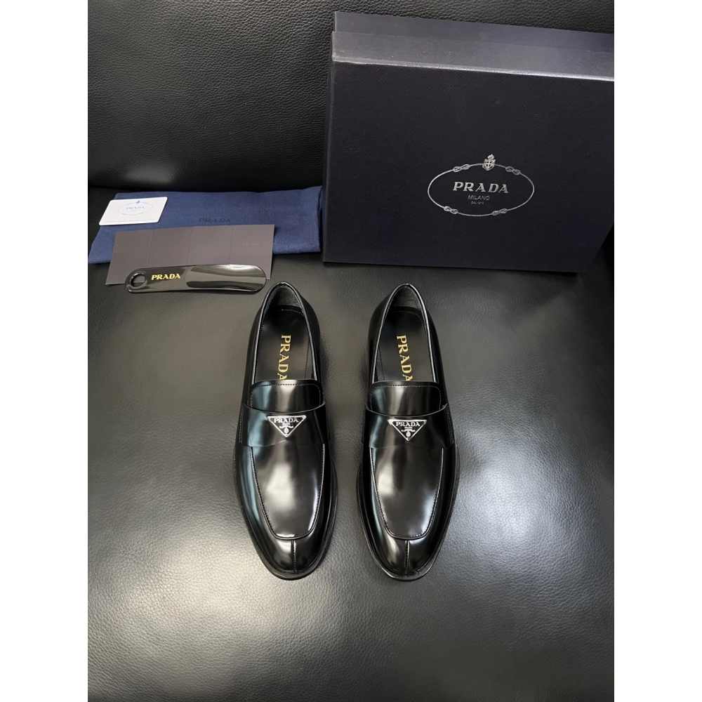 Prada leather shoes 058,PRADA SNEAKERS,Luxury Shoes