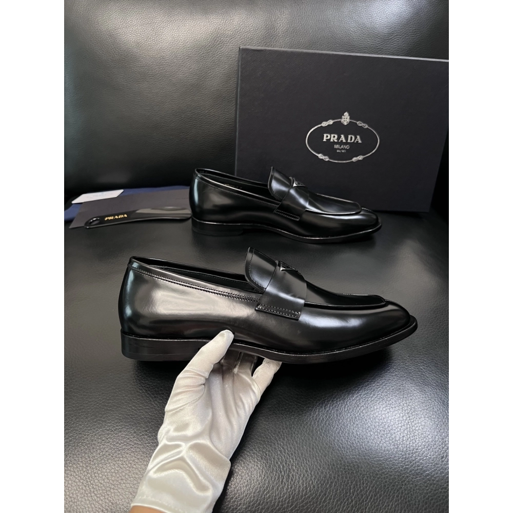 Prada leather shoes 058,PRADA SNEAKERS,Luxury Shoes