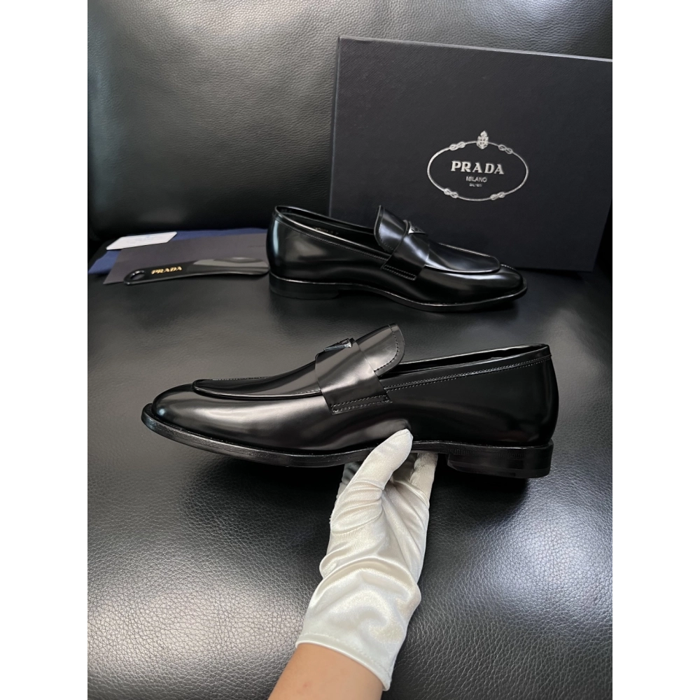 Prada leather shoes 058,PRADA SNEAKERS,Luxury Shoes