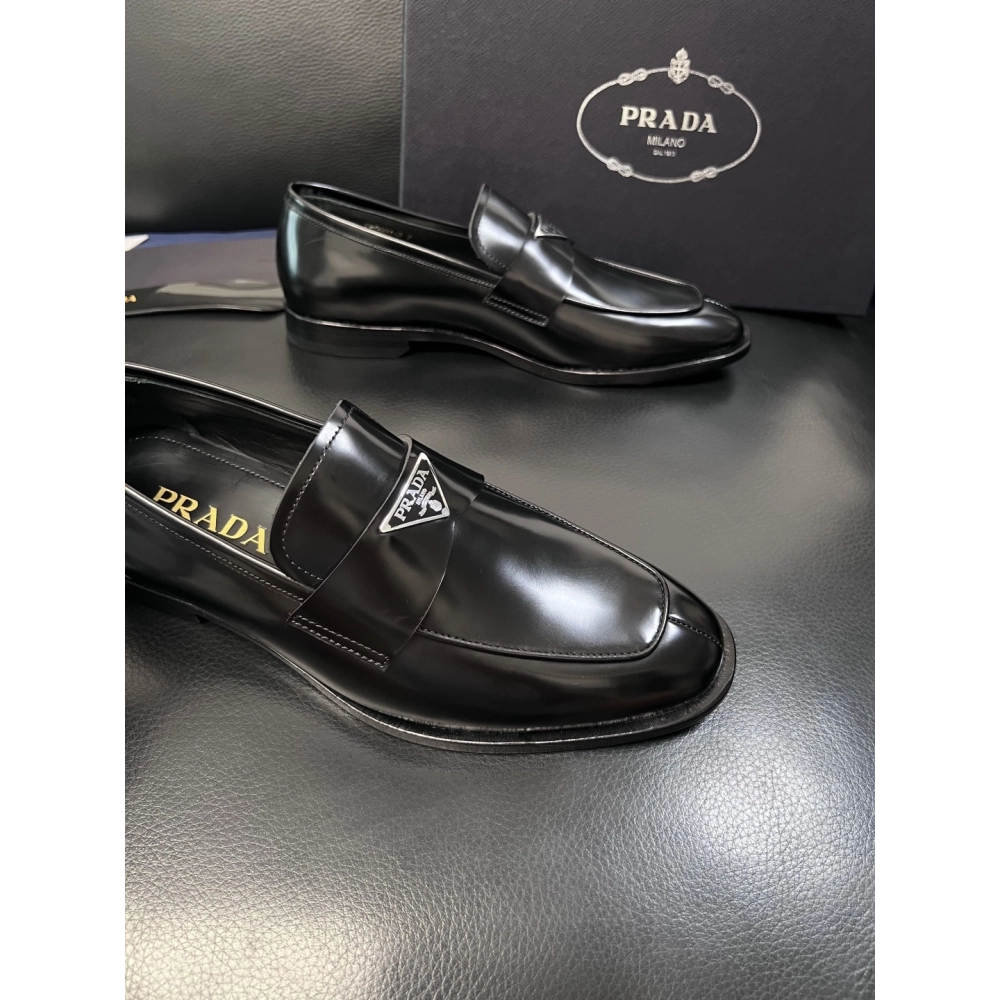 Prada leather shoes 058,PRADA SNEAKERS,Luxury Shoes