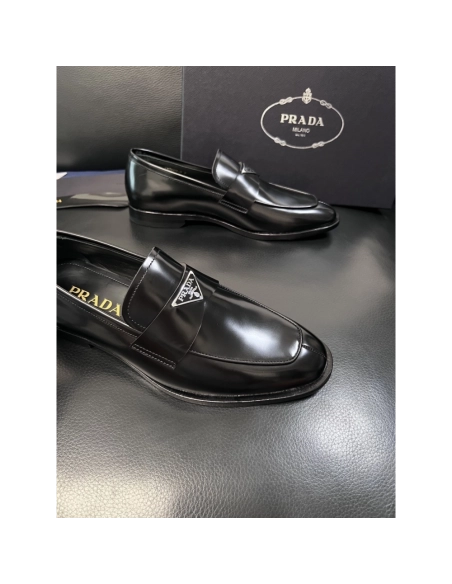 Prada leather shoes 058,PRADA SNEAKERS,Luxury Shoes