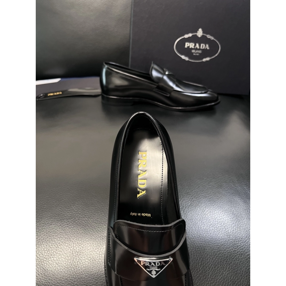 Prada leather shoes 058,PRADA SNEAKERS,Luxury Shoes
