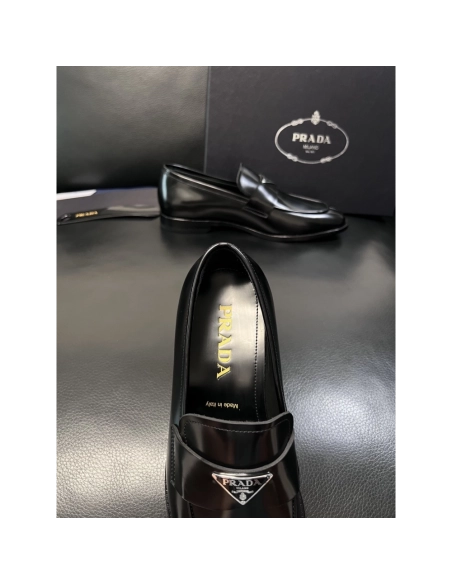 Prada leather shoes 058,PRADA SNEAKERS,Luxury Shoes
