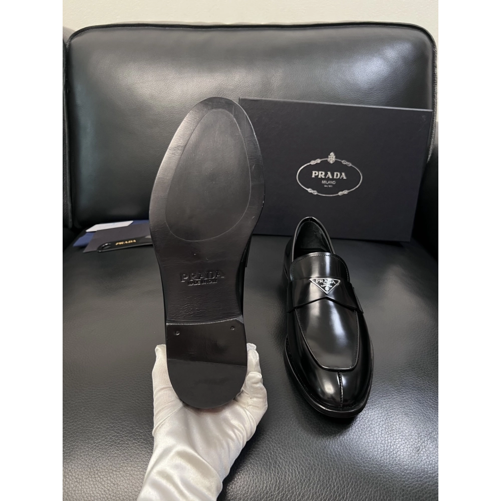 Prada leather shoes 058,PRADA SNEAKERS,Luxury Shoes