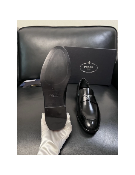Prada leather shoes 058,PRADA SNEAKERS,Luxury Shoes