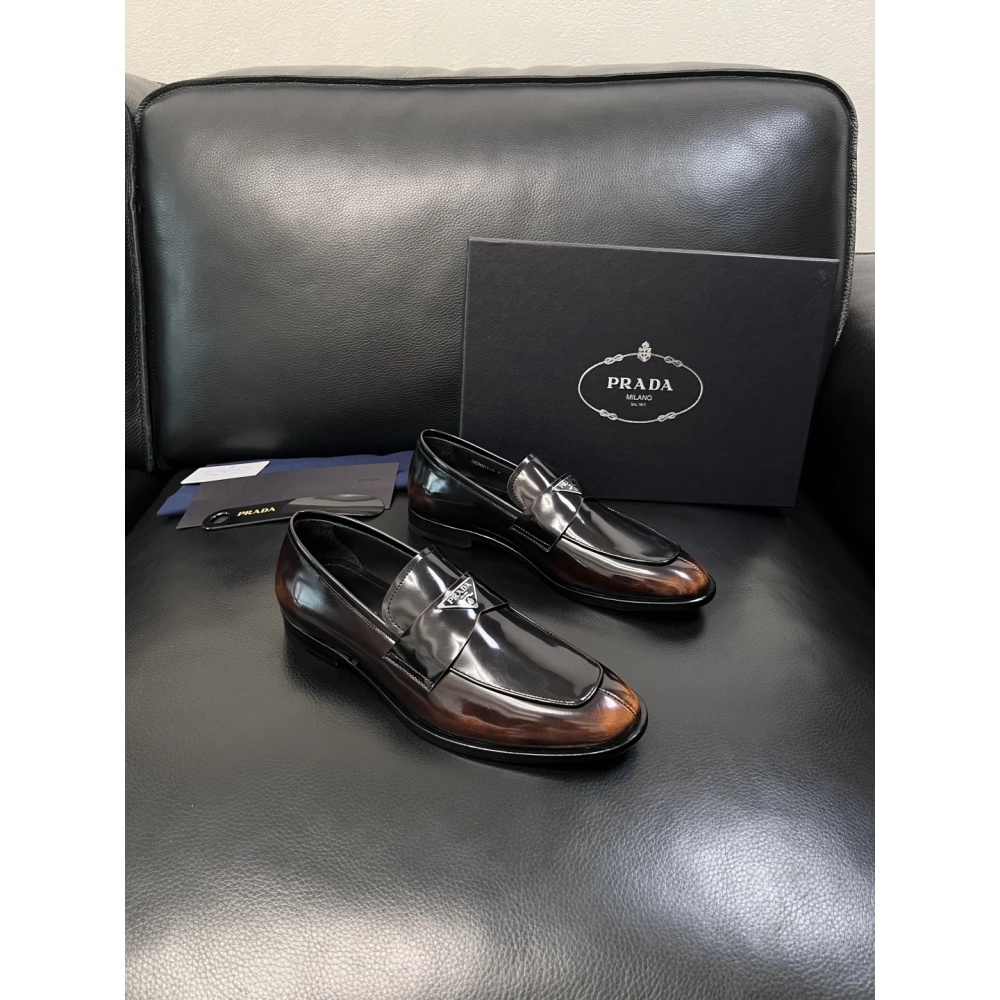 Prada leather shoes 059,PRADA SNEAKERS,Luxury Shoes