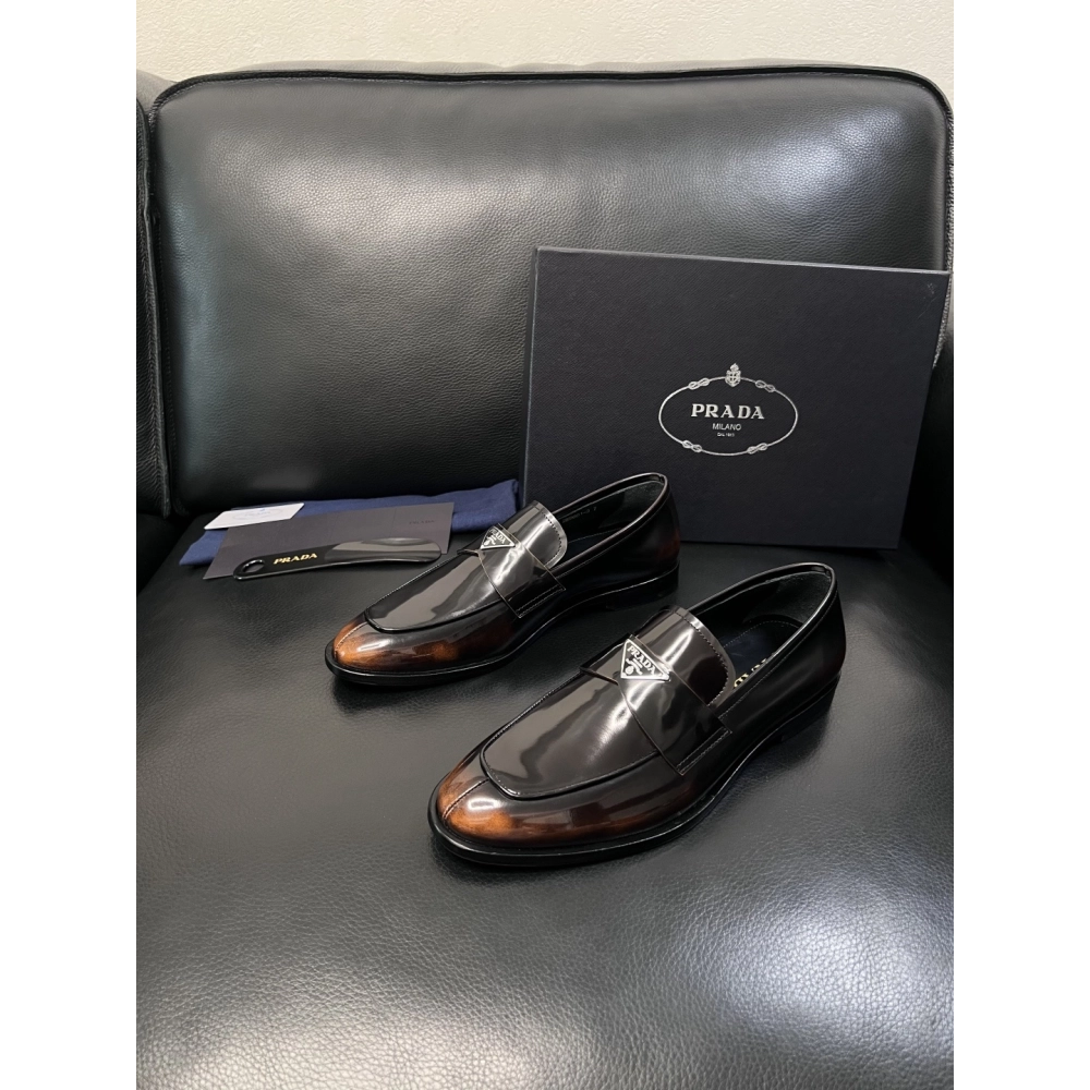 Prada leather shoes 059,PRADA SNEAKERS,Luxury Shoes