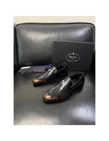 Prada leather shoes 059,PRADA SNEAKERS,Luxury Shoes