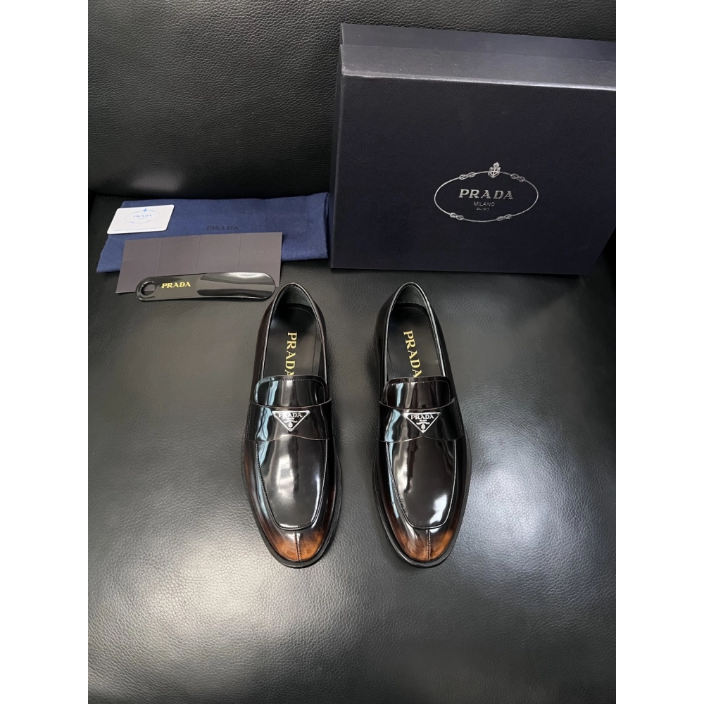 Prada leather shoes 059,PRADA SNEAKERS,Luxury Shoes